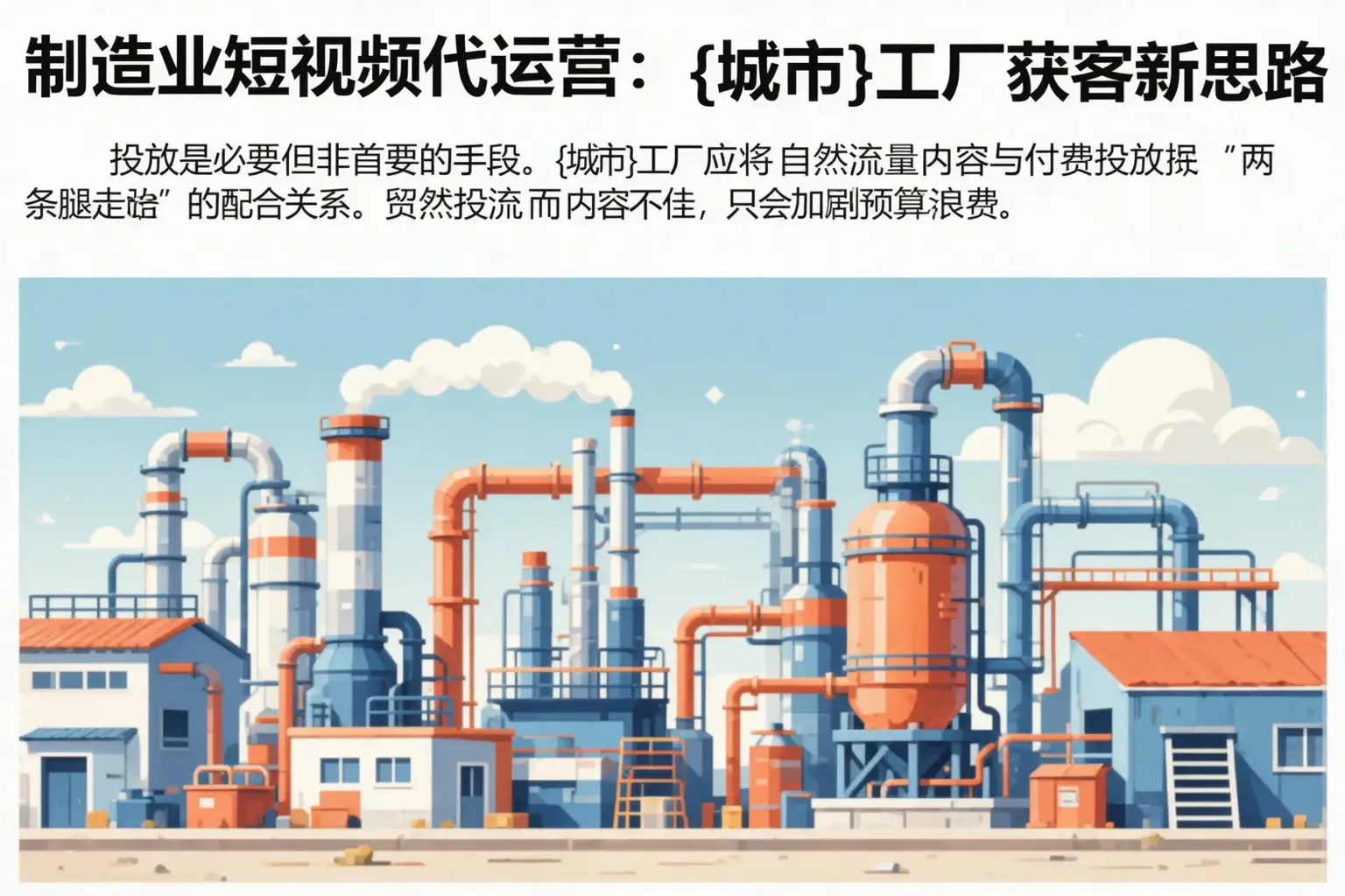 制造业短视频代运营:广德工厂获客新思路